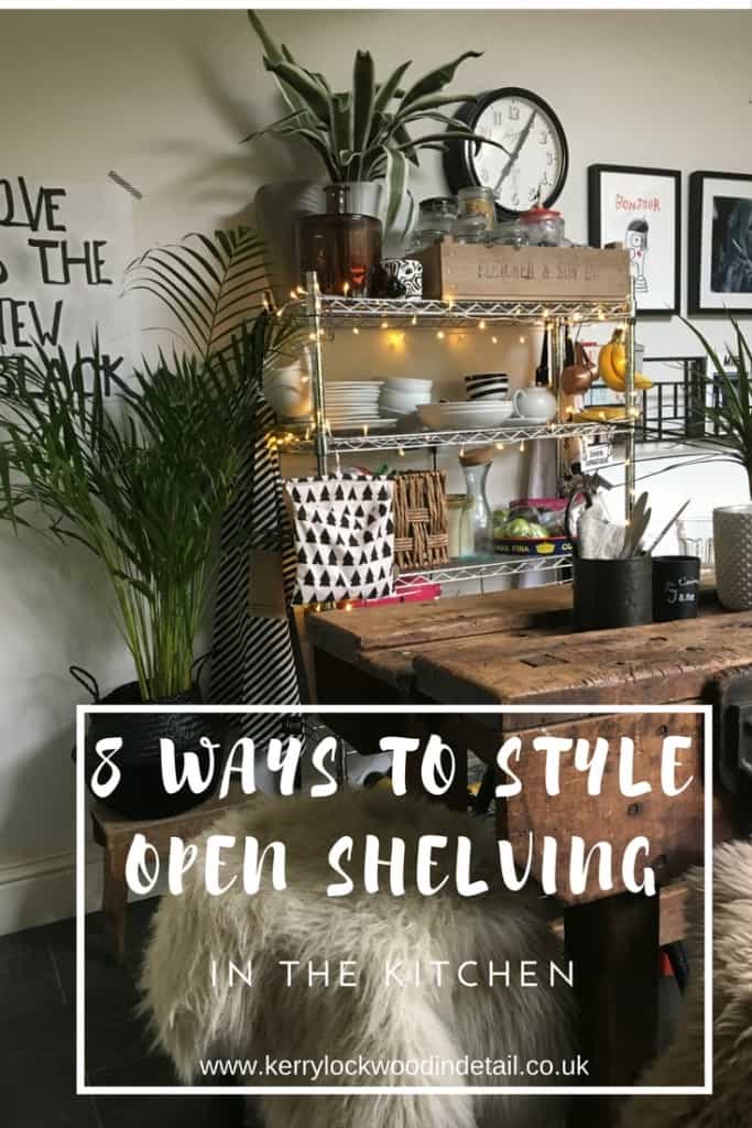 8 ways to style open shelving