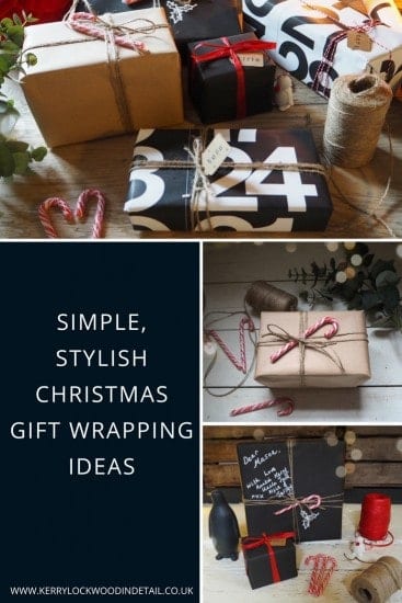 Simple, stylish Christmas gift wrapping ideas