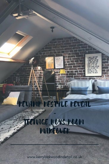 Revamp Restyle Reveal - Teenage boys room makeover