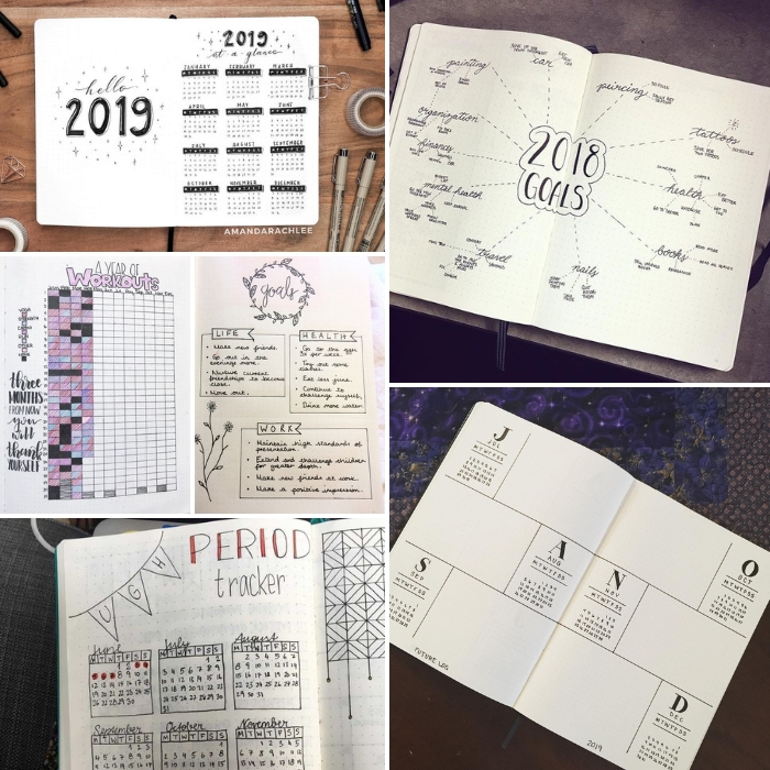 small steps to a better 2019, bullet journal