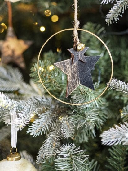 Christmas decoration, star hoop, Cox & Cox